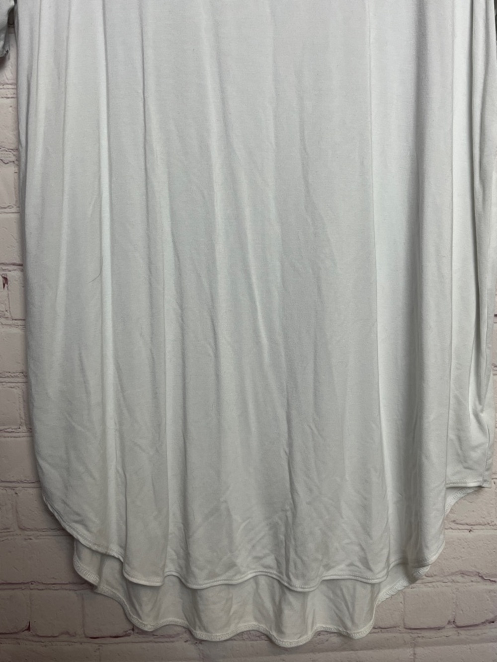 Daily Ritual White Short Sleeve Tunic Tee - Picture 4 of 10